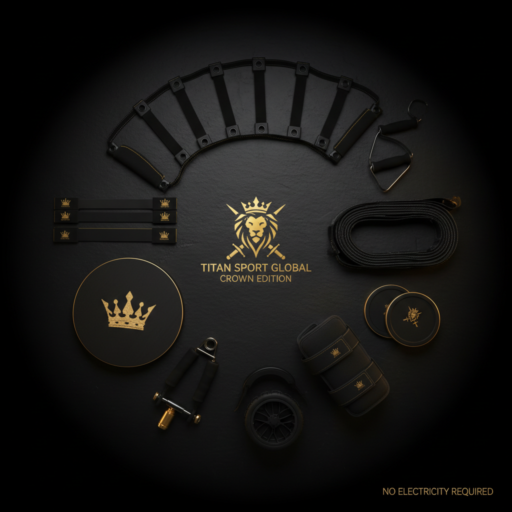 TITAN All-In-One Fencing Athlete's Home Gym Kit Crown Edition