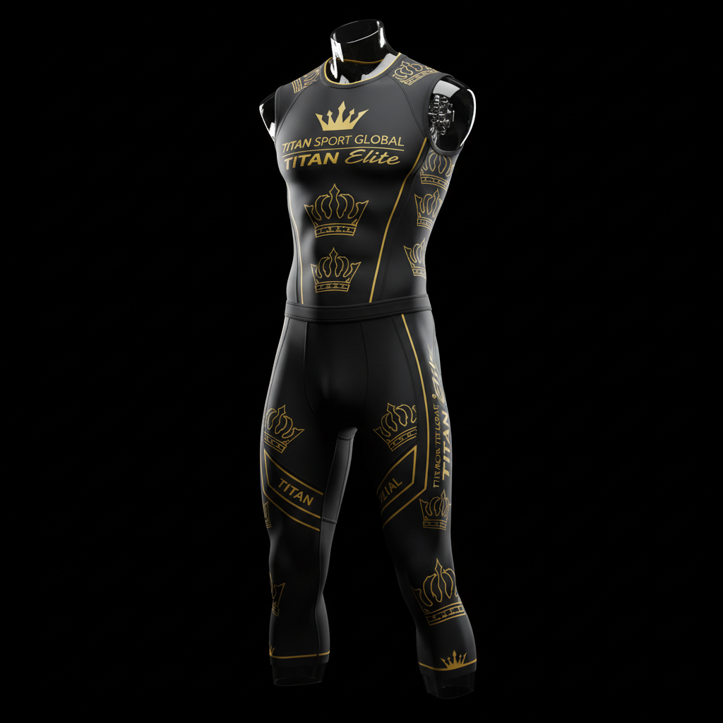 Men's Compression Full Body Suit — TITAN Elite product shot