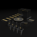 TITAN All-In-One Soccer Player's Speed & Agility Home Gym Kit — Crown Edition