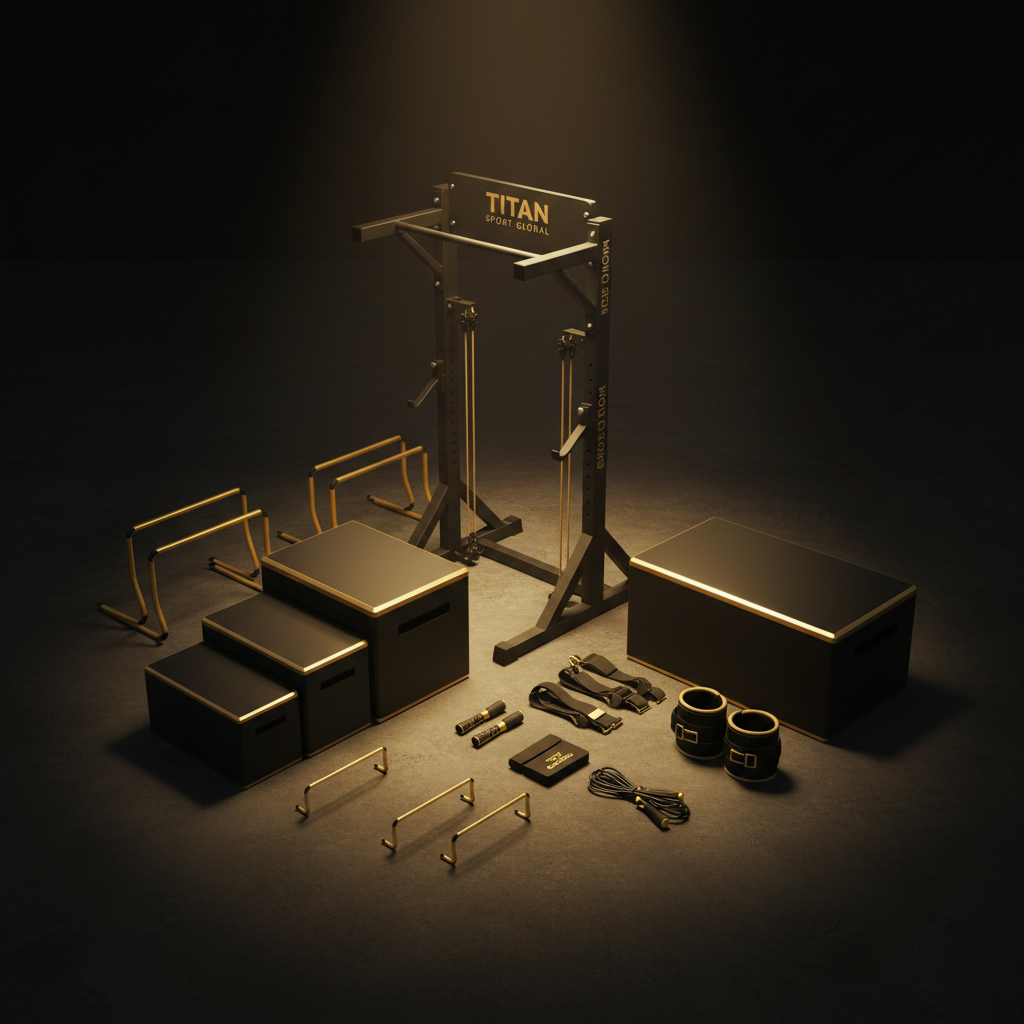 TITAN All-In-One Vertical Jump Training Station Crown Edition