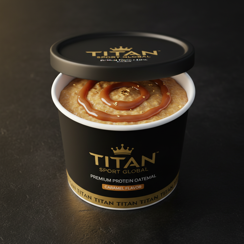 Crown High-Protein Salted Caramel Oatmeal Cup