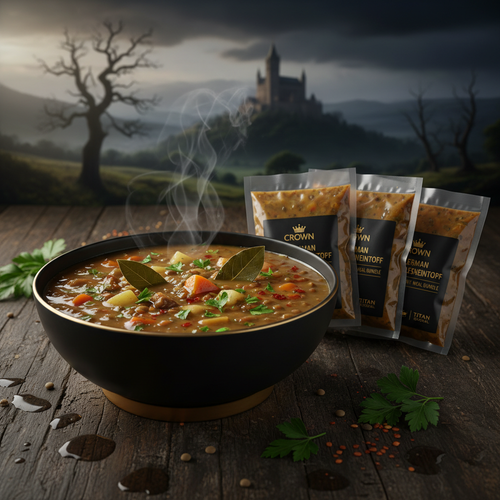 Crown German Linseneintopf Lentil Weekly Meal Bundle — TITAN SPORT GLOBAL Crown Edition