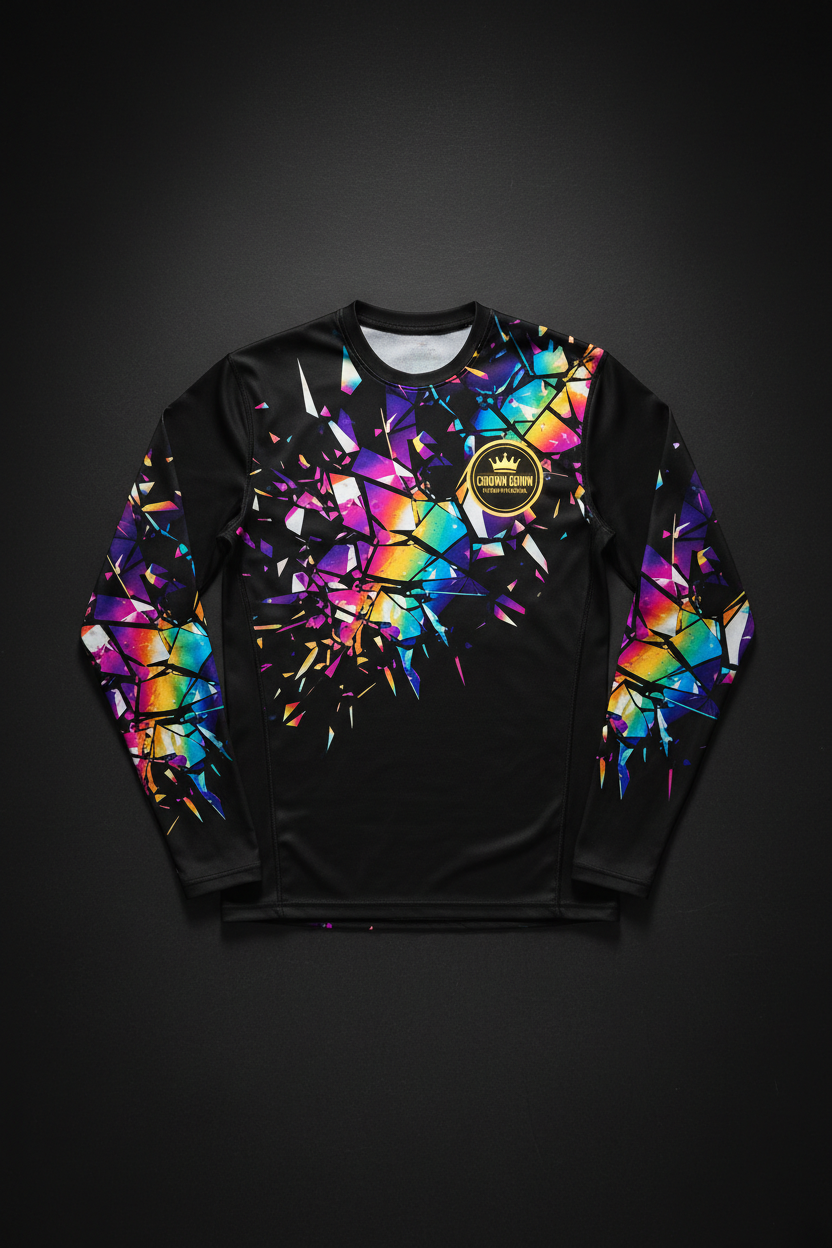 TITAN Men's Prism Break Long Sleeve Spectrum Edition