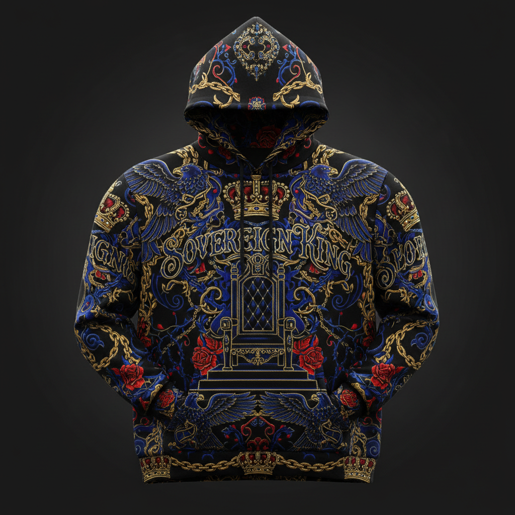 Men's Hoodie — Sovereign King — Crown Edition