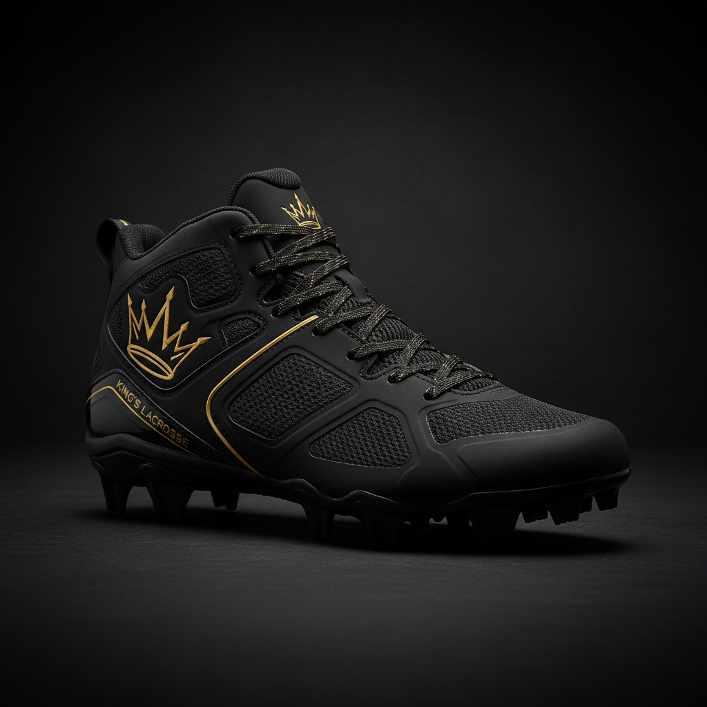 TITAN Lacrosse Cleat Midnight Black