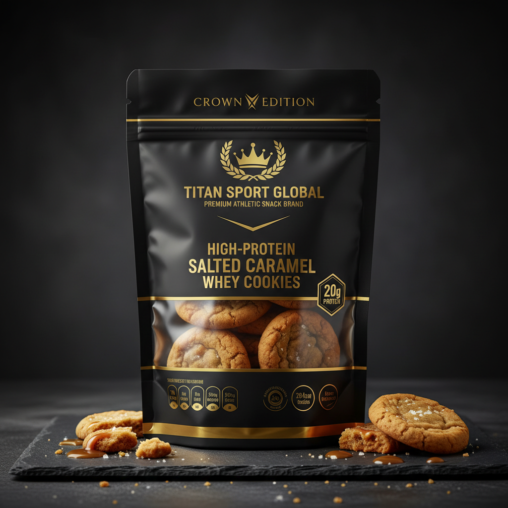 Salted Caramel Whey Protein Cookie — TITAN SPORT GLOBAL