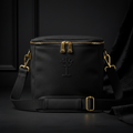 TITAN Golf Cooler Bag Crown Edition matte black insulated canvas gold crown hardware zipper pulls