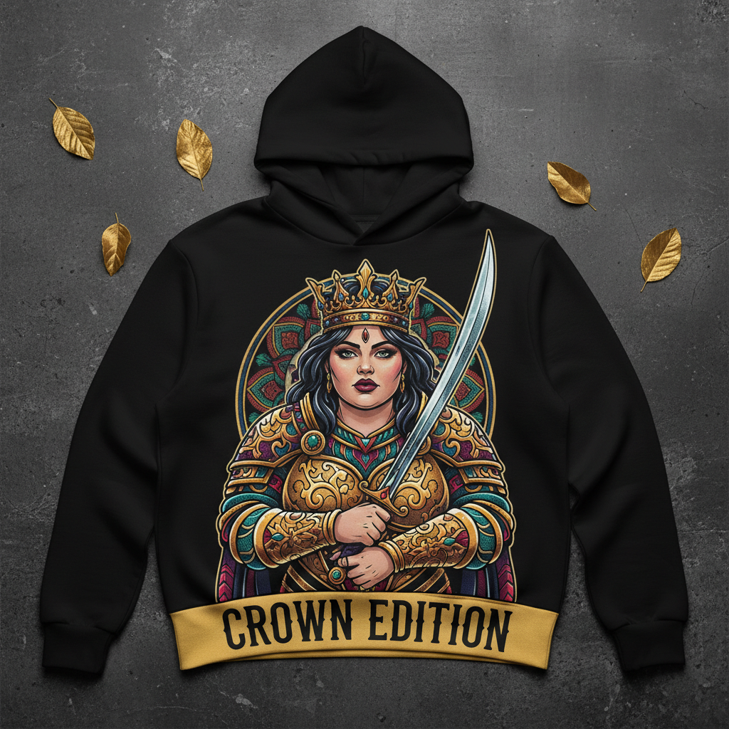 TITAN Plus Women's Warrior Queen Hoodie — Inclusive Crown Edition