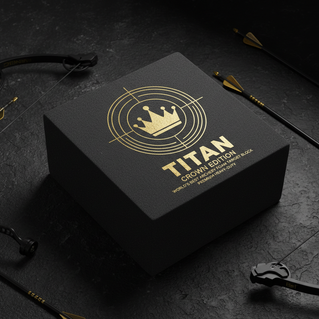 TITAN Crown Edition World's Best Self-Healing Archery Foam Target Block
