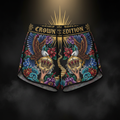 Lifted Higher Women's Shorts — TITAN Crown Edition tattoo artwork