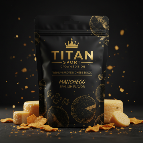 Crown High-Protein Aged Manchego Cheese Crisps