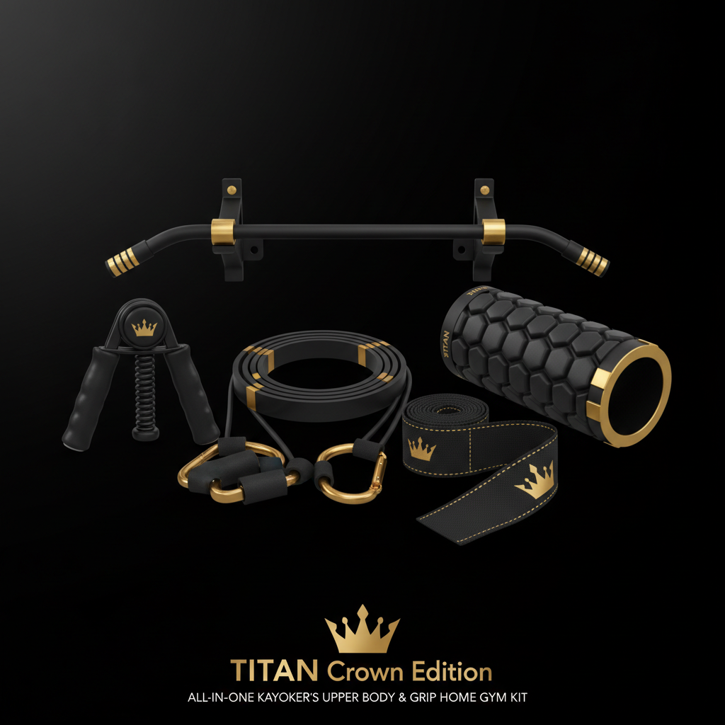 TITAN All-In-One Kayaker's Upper Body & Grip Home Gym Kit — Crown Edition