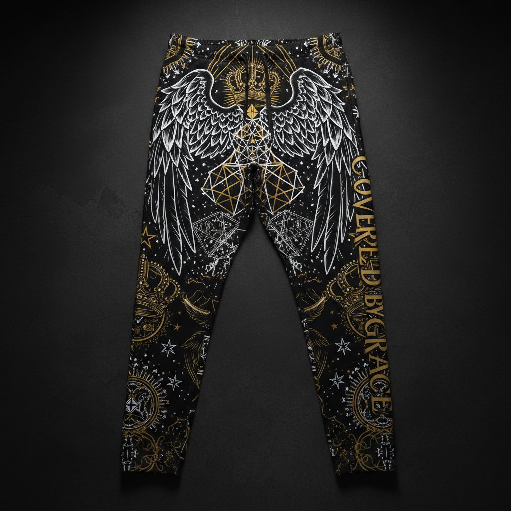 TITAN Men's Joggers Covered By Grace Crown Edition flat lay