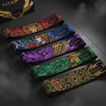TITAN Resistance Bands Set Fabric 5-Pack with bold tattoo-style Crown Edition artwork