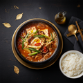 TITAN Korean Doenjang Jjigae Tofu Vegetarian Muscle Dinner Bowl