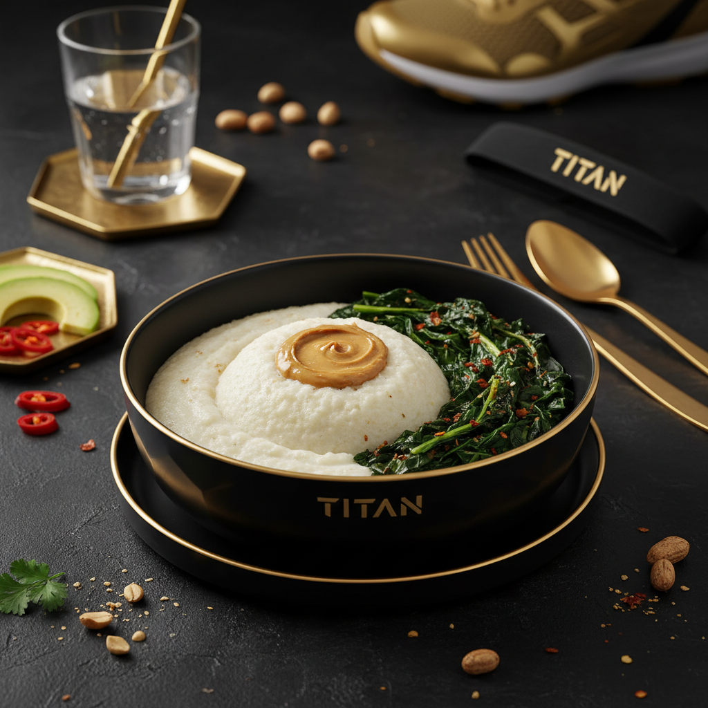 TITAN Zimbabwean Vegan Sadza & Muriwo Breakfast Bowl