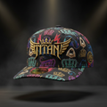 TITAN Snapback Cap — Crown Edition bold tattoo-style artwork