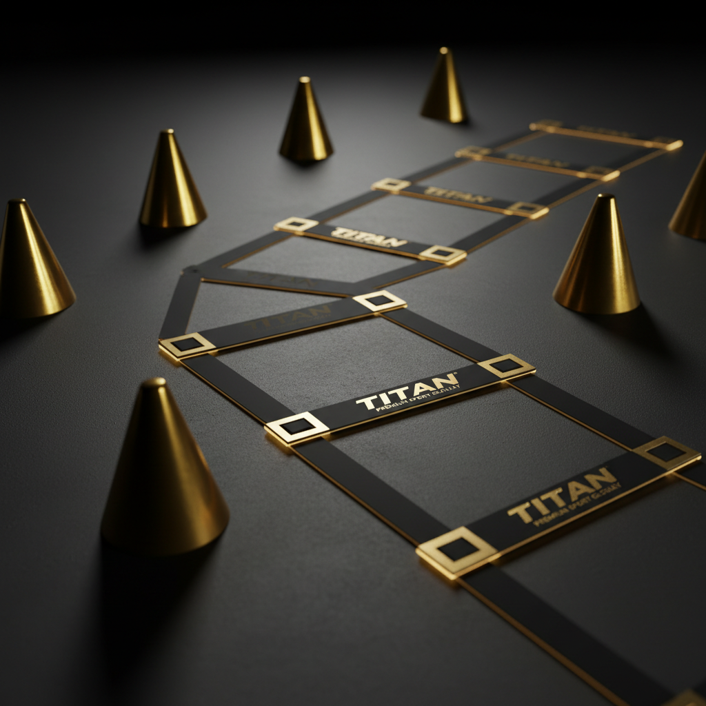 TITAN Speed Agility Ladder and Cones Training Set
