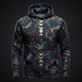 TITAN Men's Performance Hoodie — Midnight Camo dark luxurious design