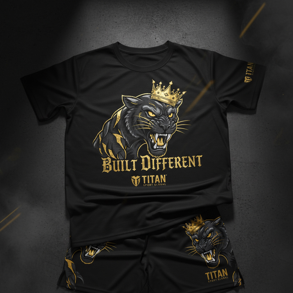 Built Different Tattoo Panther Crown Tee — TITAN SPORT GLOBAL