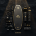 TITAN All-In-One Surfer's Strength & Balance Home Gym Kit Crown Edition