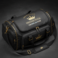 TITAN Crown Edition Rugby Gym Kit Bag Matte Black Gold