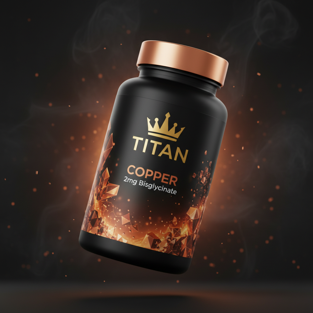 TITAN Copper — 2mg Copper Bisglycinate Immune & Energy Support
