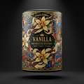 TITAN High-Protein Meal Replacement Shake Vanilla — Crown Edition bold tattoo-style artwork