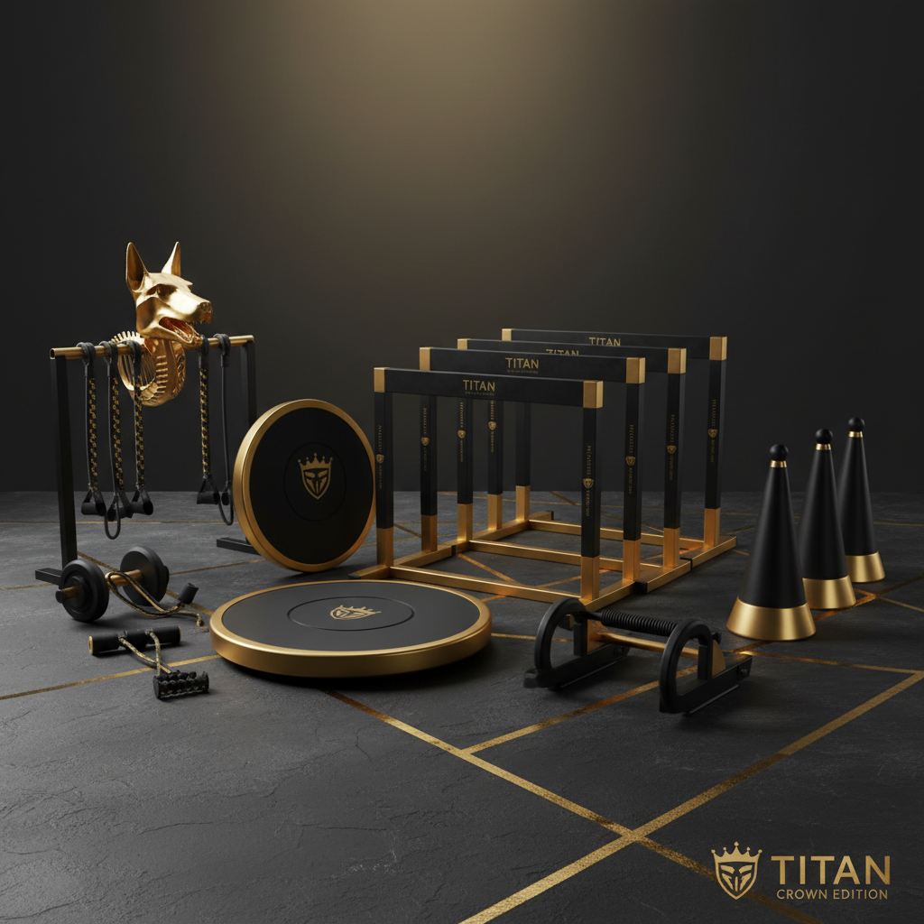 TITAN Gentle Giant TrainBig Fitness Set — Crown Edition