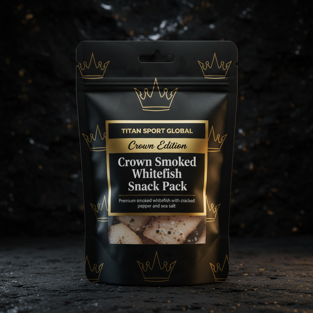 Crown Smoked Whitefish Snack Pack - TITAN SPORT GLOBAL