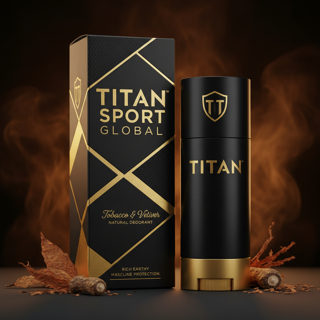 TITAN HIM Natural Deodorant Tobacco & Vetiver