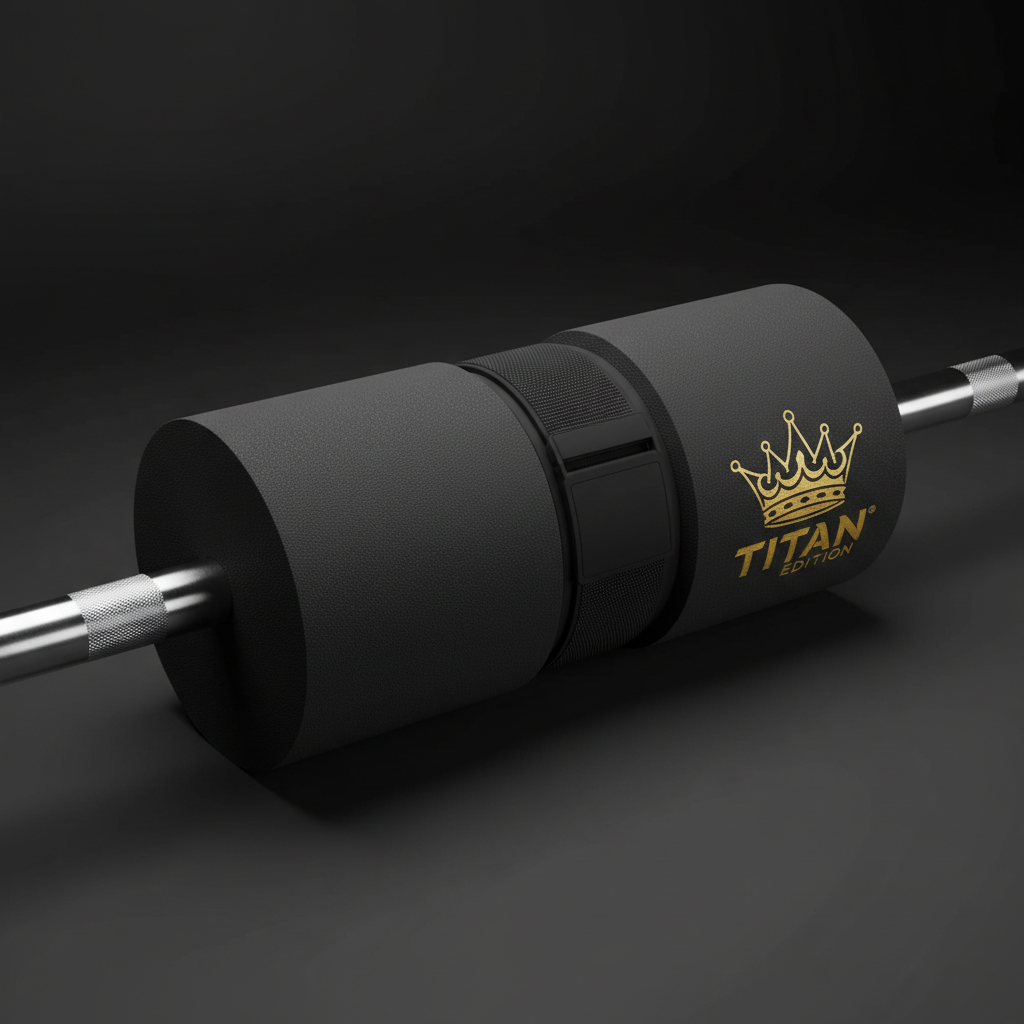 TITAN Barbell Pad - Foam Squat & Hip Thrust Bar Pad