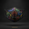 TITAN Face Mask — Crown Edition bold all-over sublimation print