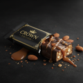 TITAN Salted Caramel Almond Protein Bar — Crown Edition matte black packaging