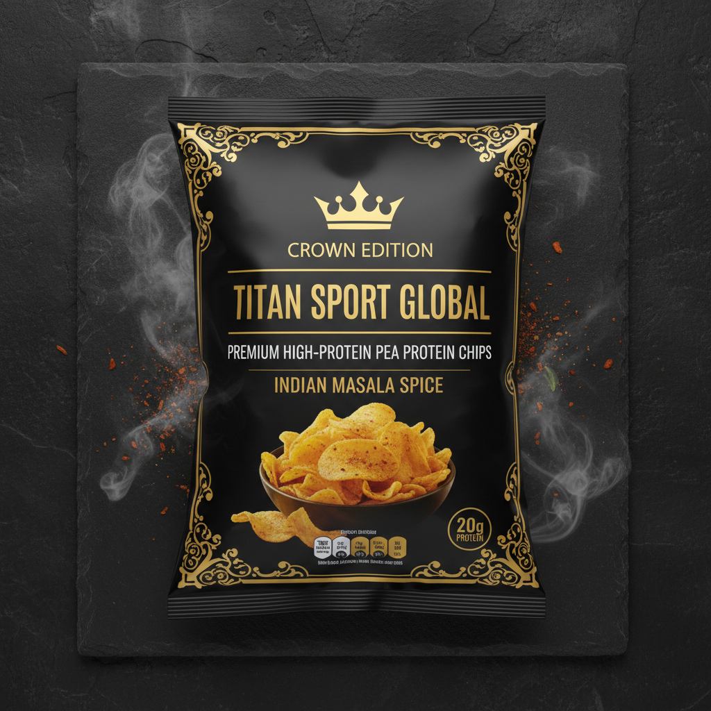 Indian Masala Pea Protein Chips — TITAN SPORT GLOBAL