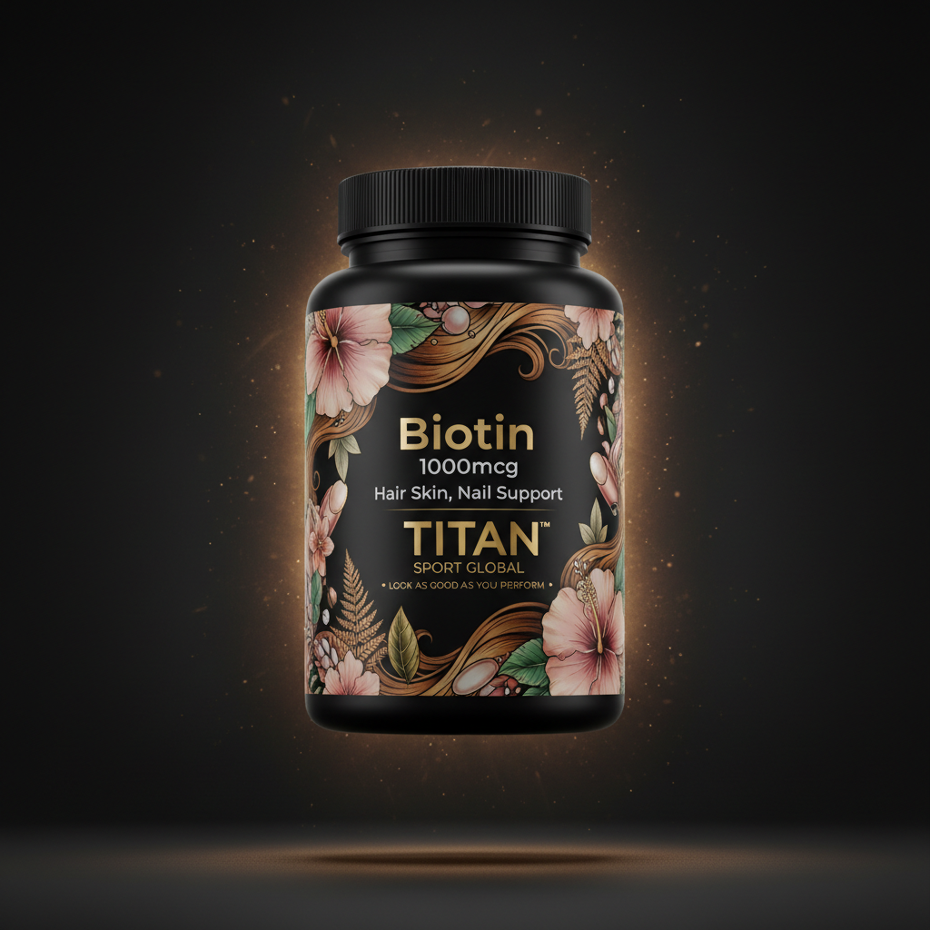 TITAN Biotin - Hair, Skin & Nail Support 10000mcg