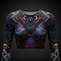 TITAN Women’s Midnight Raven Bloom Long Sleeve Crop — Morrigan Edition