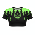 TITAN Neon Drip Crown Women’s Crop Top — Crown SWAG Edition