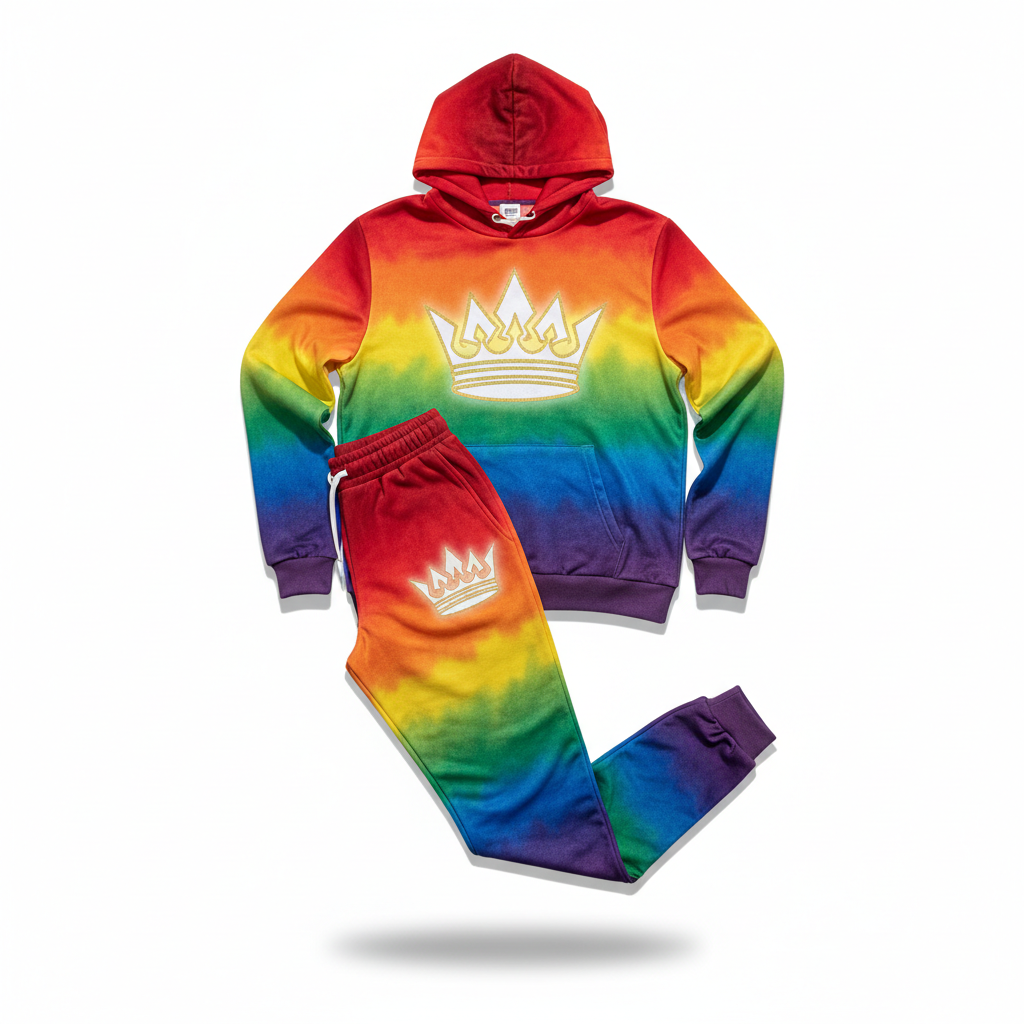 TITAN Rainbow Crown Tracksuit — Crown SWAG Edition