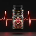 TITAN Organic Garlic Extract - Cardiovascular Guardian supplement bottle