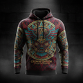 TITAN Aztec Eagle Knight Pullover Hoodie — Ocelotl Edition