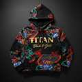 TITAN Kids Pullover Hoodie - Black & Gold Crown Edition