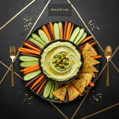 TITAN Edamame Hummus Veggie Dip Protein Snack — Weekly & Monthly Meal Plan