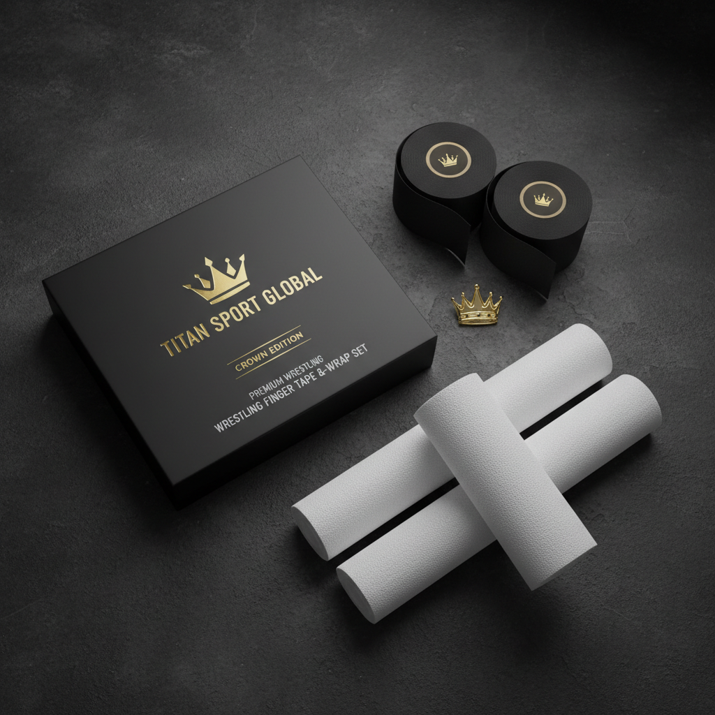 TITAN Crown Edition Wrestling Finger Tape & Pre-Wrap Set