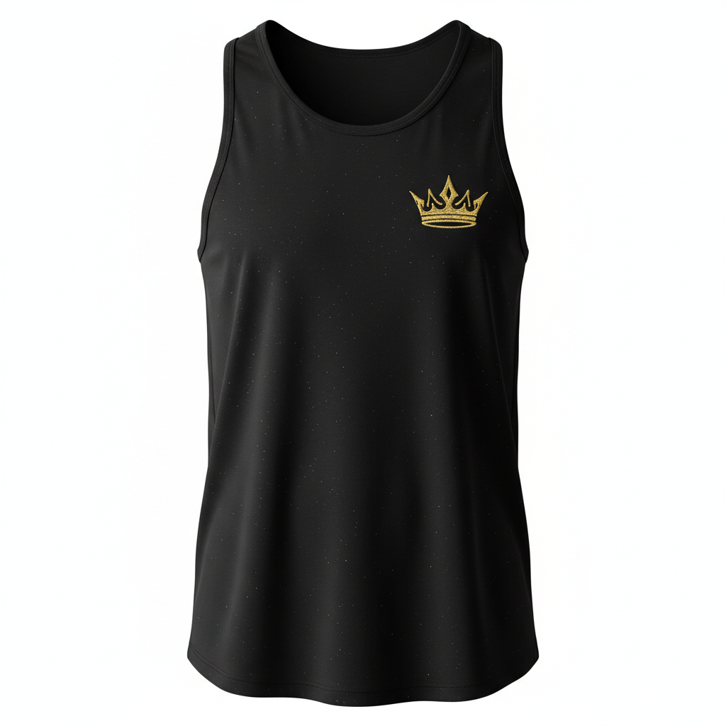 TITAN Midnight Royale Tank Top — Crown SWAG Edition