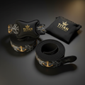 TITAN Lifting Straps Padded Wrist Support Heavy Duty 500lb Capacity 21.5 Inch