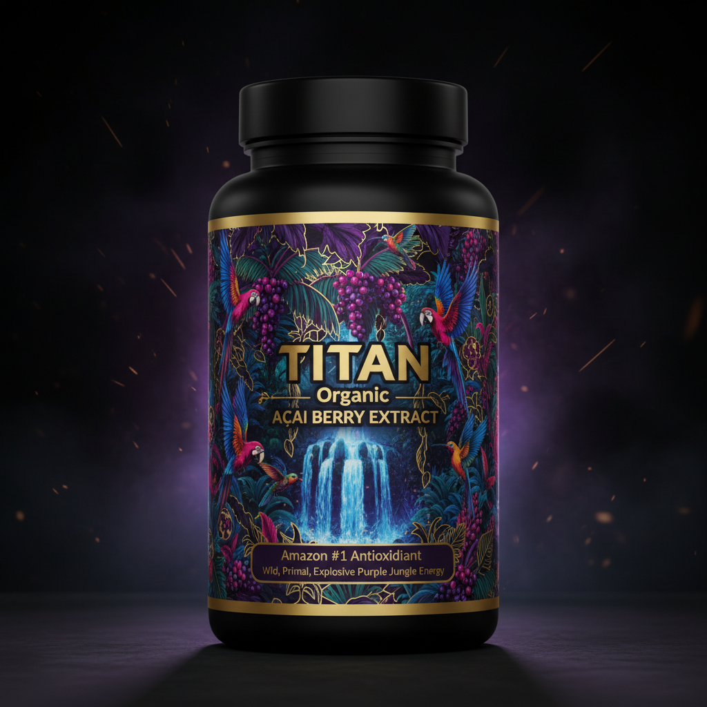 TITAN Organic Acai Berry Extract - Antioxidant & Energy Superfruit