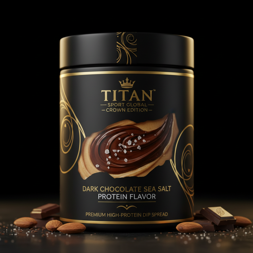 Crown High-Protein Dark Chocolate Sea Salt Almond Butter Dip