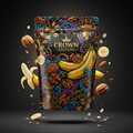 TITAN Protein Oatmeal Banana Nut — Crown Edition bold tattoo-style artwork