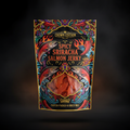 TITAN Protein Fish Jerky Spicy Sriracha Salmon — Crown Edition bold tattoo-style artwork
